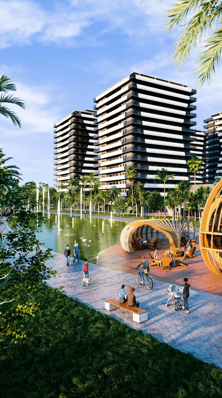 Larimar City, vida comunitaria frente al lago