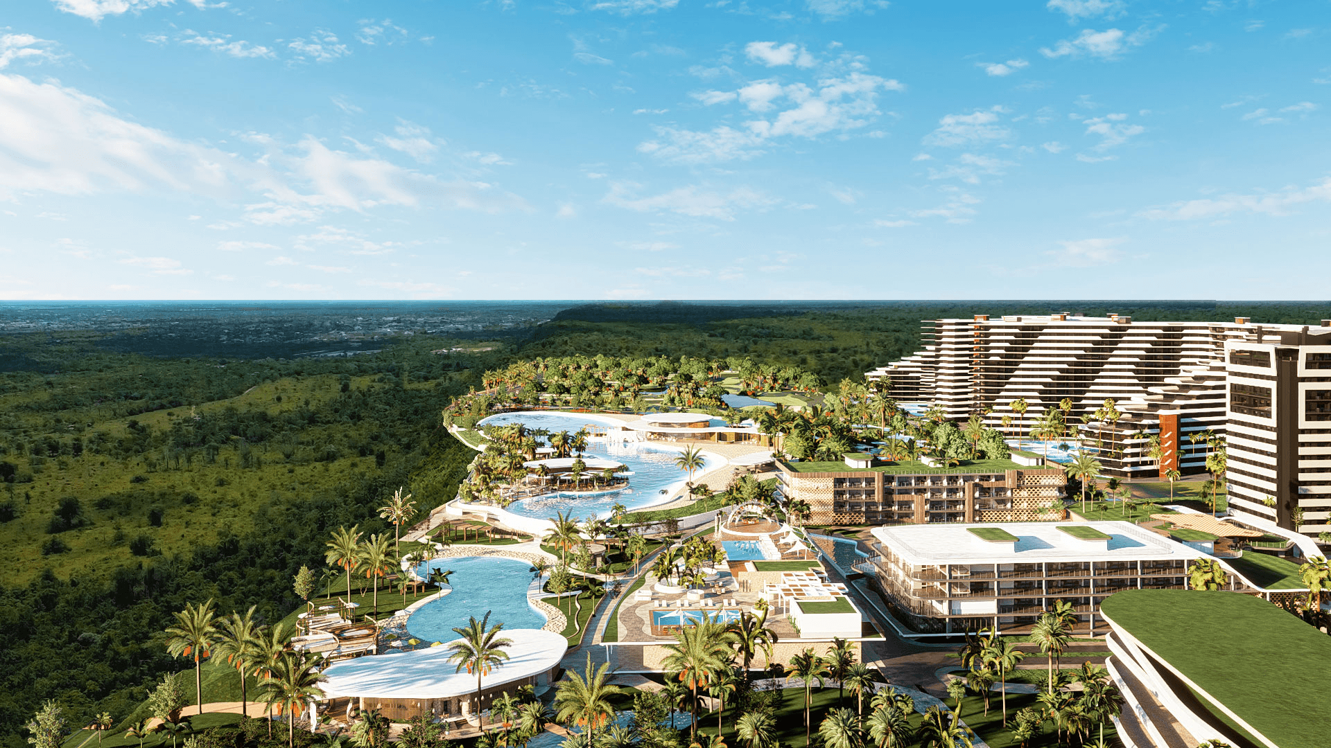 Larimar City vista aérea diurna