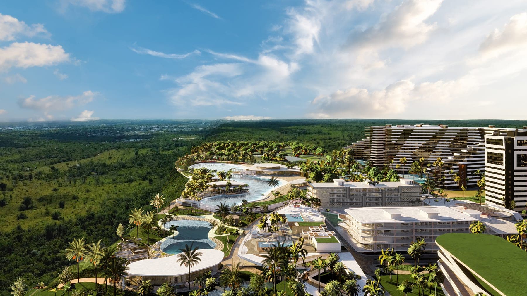 Larimar City — vista aérea Fase 1