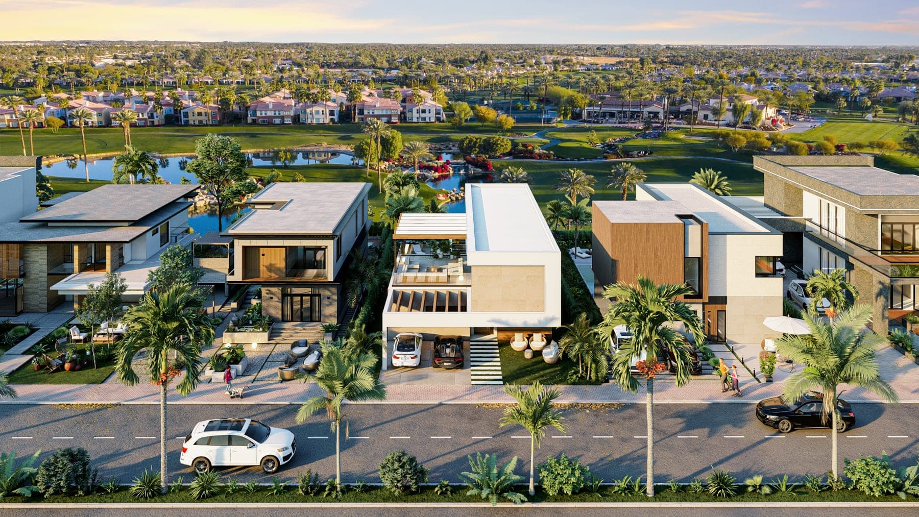 Villas Golf — render exterior